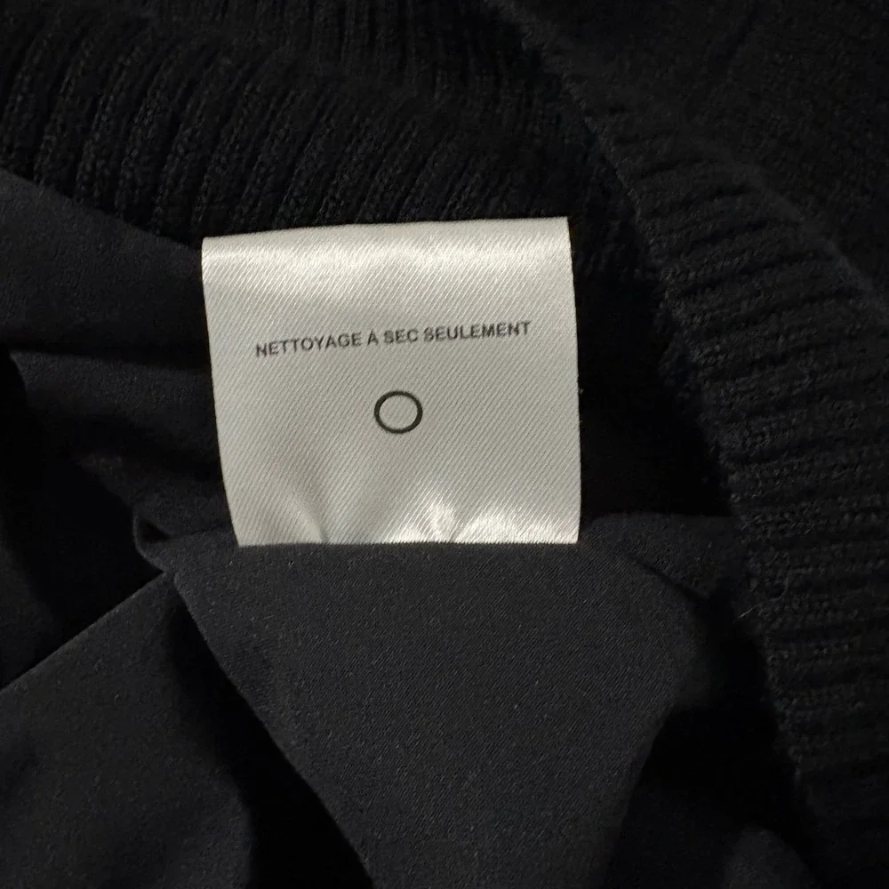Sunice Windstopper Mens L 1/4 Zip Golf Sweater Black 100% Wool‎ Lined Pullover